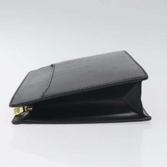 LOUIS VUITTON Epi Pochette Homme Clutch Bag Black Noir M52522 LV Auth th6189 - Picture 8 of 16